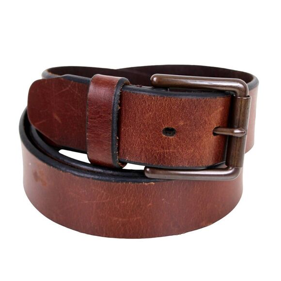 DOCKERS BROWN GENUINE LEATHER 1 3/8"Wd CASUAL DRESS MEN'S BELT Sz 38/95 (G69 - Picture 2 of 14